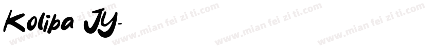 Koliba JY字体转换